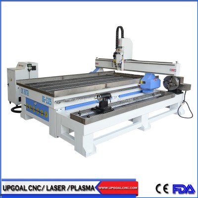 6.0kw 4 Axis Metal Wood CNC Engraving Cutting Machine with Hybrid Servo Motor